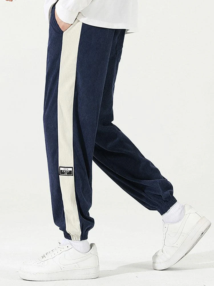 Aurick® | Side Stripe Corduroy Jogging Pants - Image 14