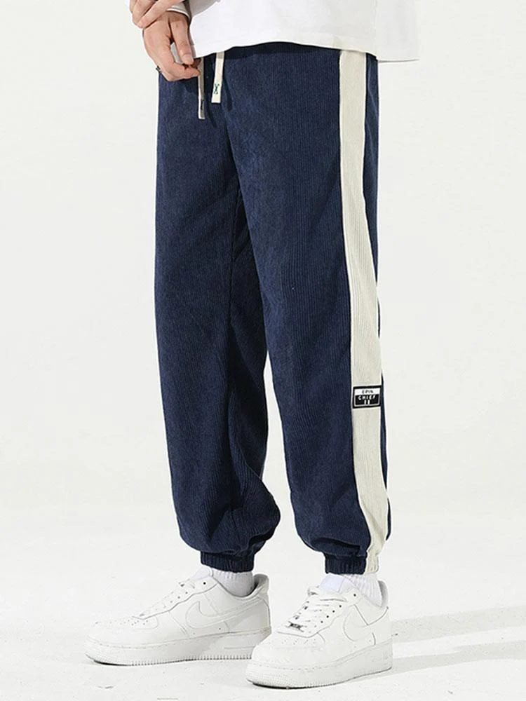 Aurick® | Side Stripe Corduroy Jogging Pants - Image 15