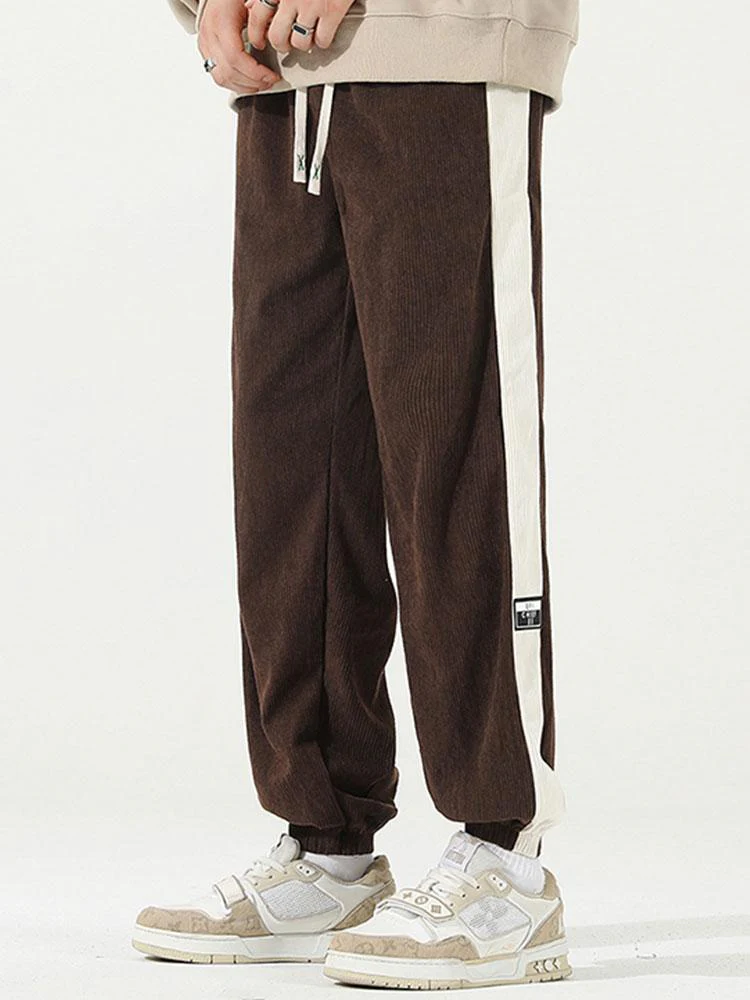 Aurick® | Side Stripe Corduroy Jogging Pants - Image 6