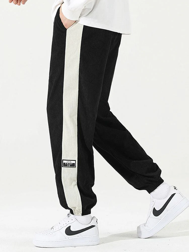 Aurick® | Side Stripe Corduroy Jogging Pants - Image 8