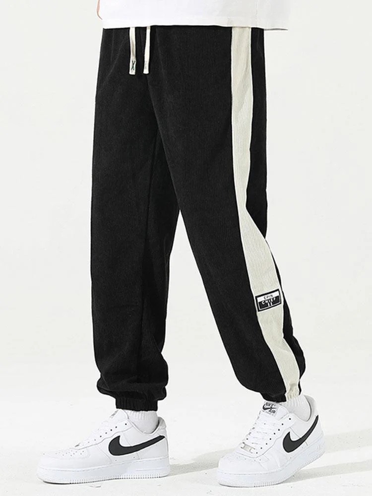 Aurick® | Side Stripe Corduroy Jogging Pants - Image 9