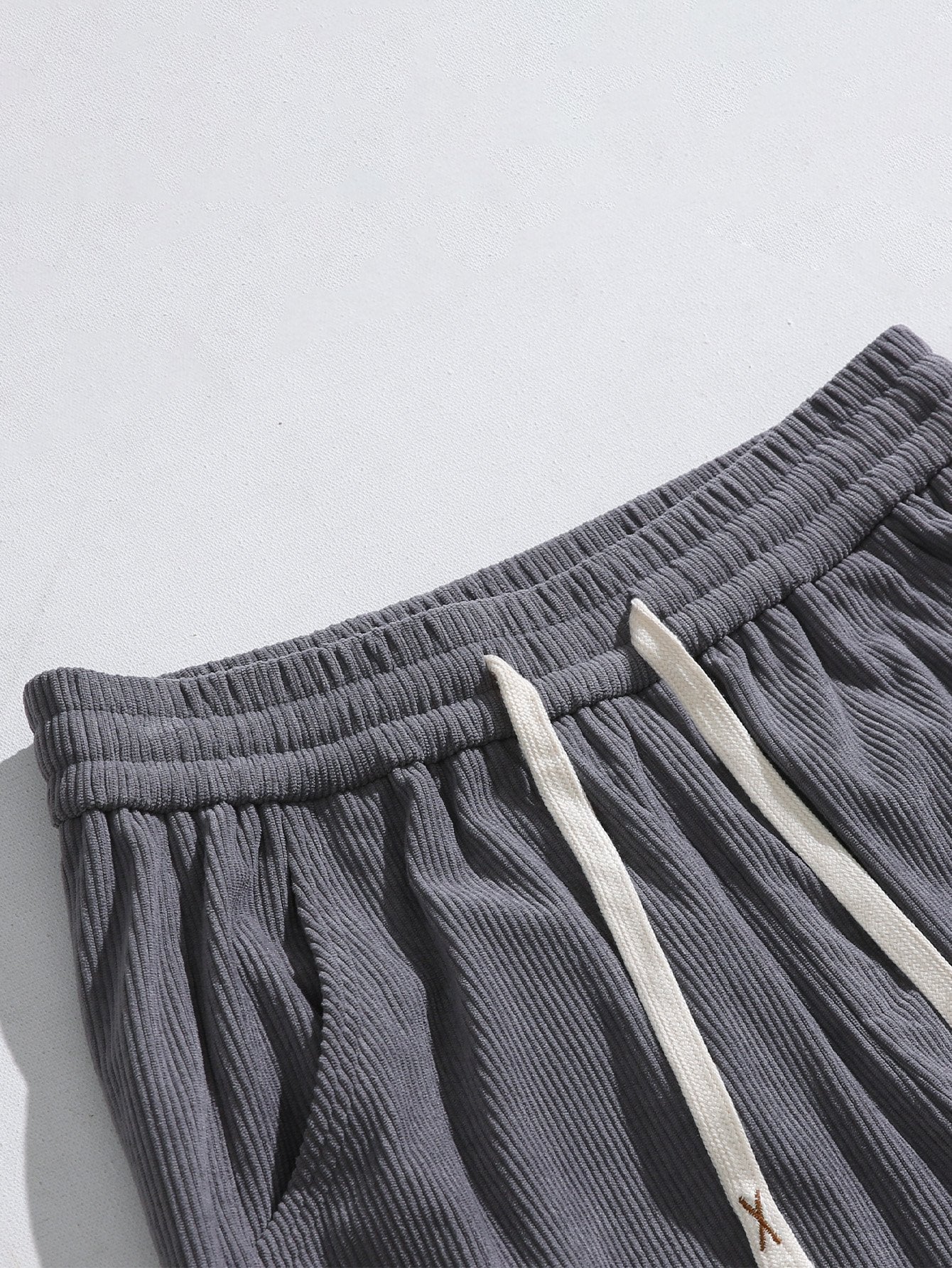 Auriel® | Drawstring Corduroy Jogging Pants - Image 14