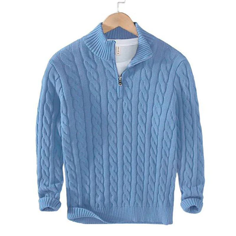 Ausonio® | Luxury Sweater With Zip - Image 16