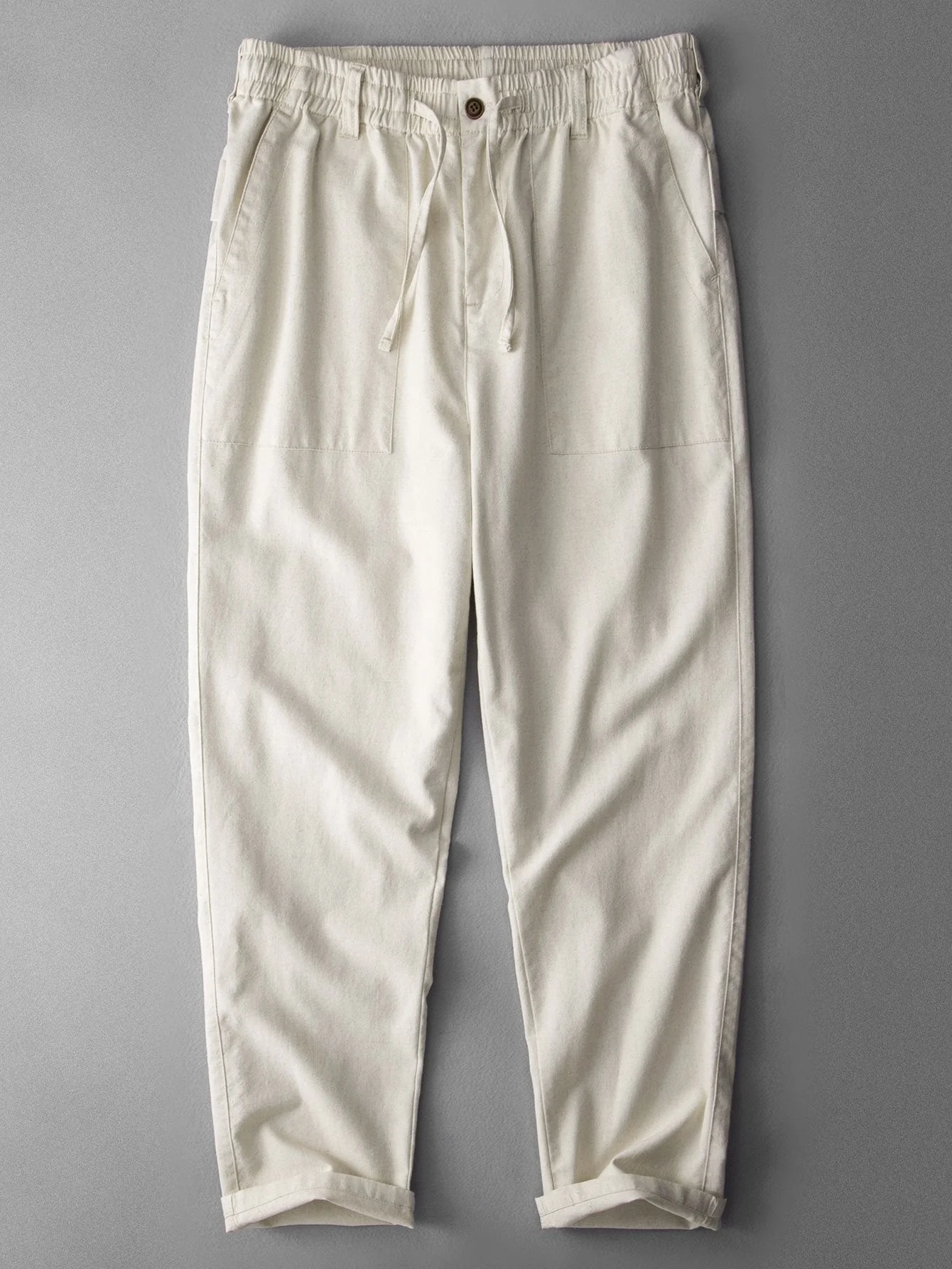 Averell® | Straight Leg Linen Cotton Blend Pants - Image 3
