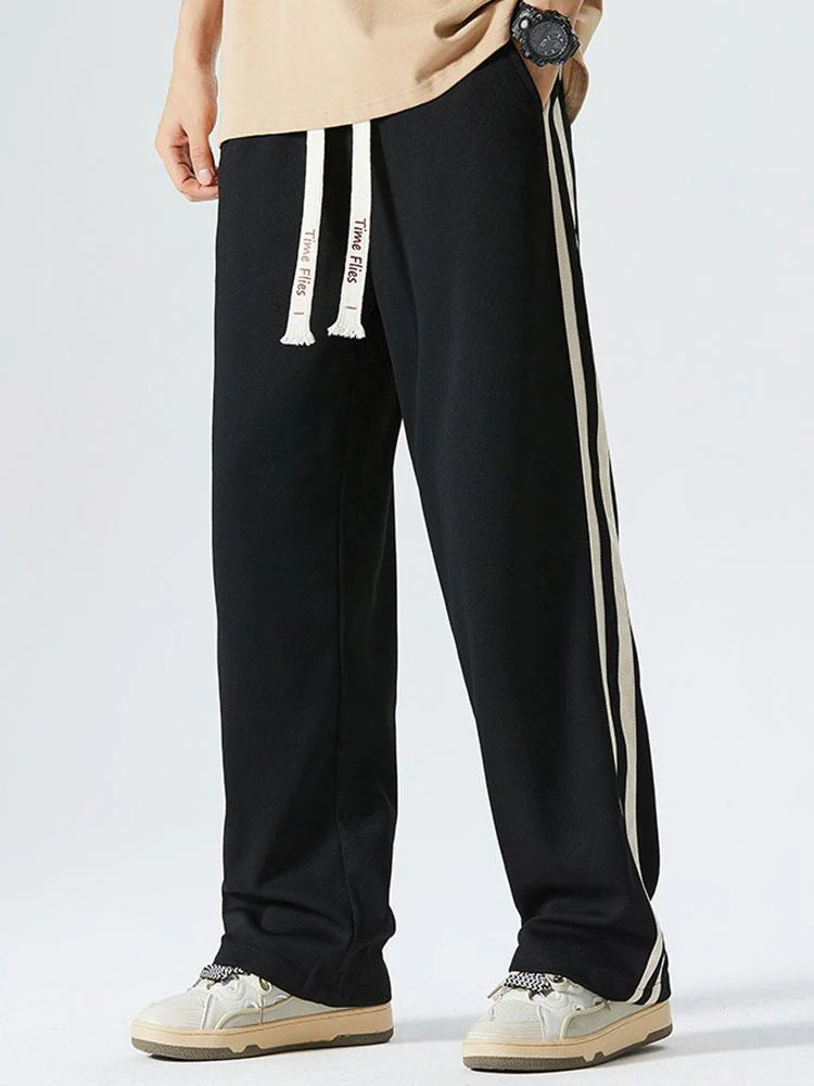 Averil® | Vintage Side Stripe Loose Fit Straight Leg Pants - Image 6