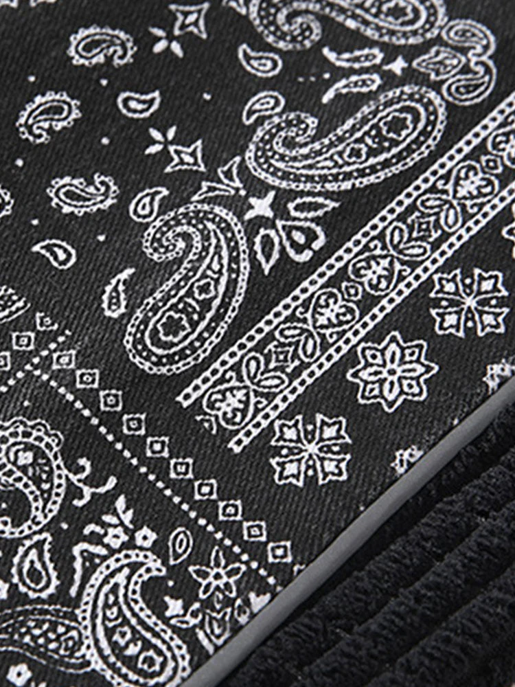 Avery® | Corduroy Paisley Print Panel Pants - Image 9