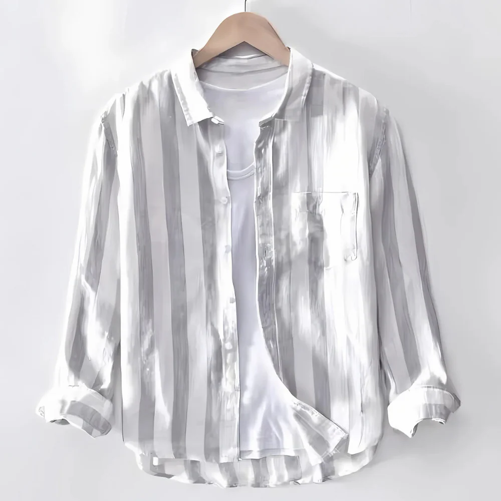 Avicebron® | Marino Stripe Shirt - Image 5