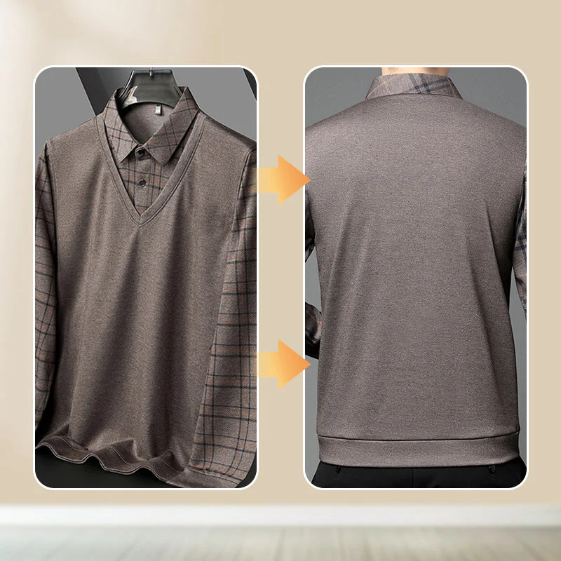 Axel® | Two-piece style long-sleeved top for men - Image 7