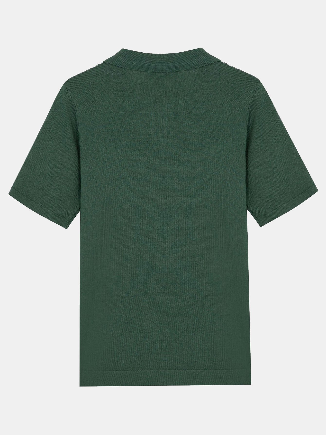 Axel | Striped Frame Short Sleeve Sweater Polo - Image 2