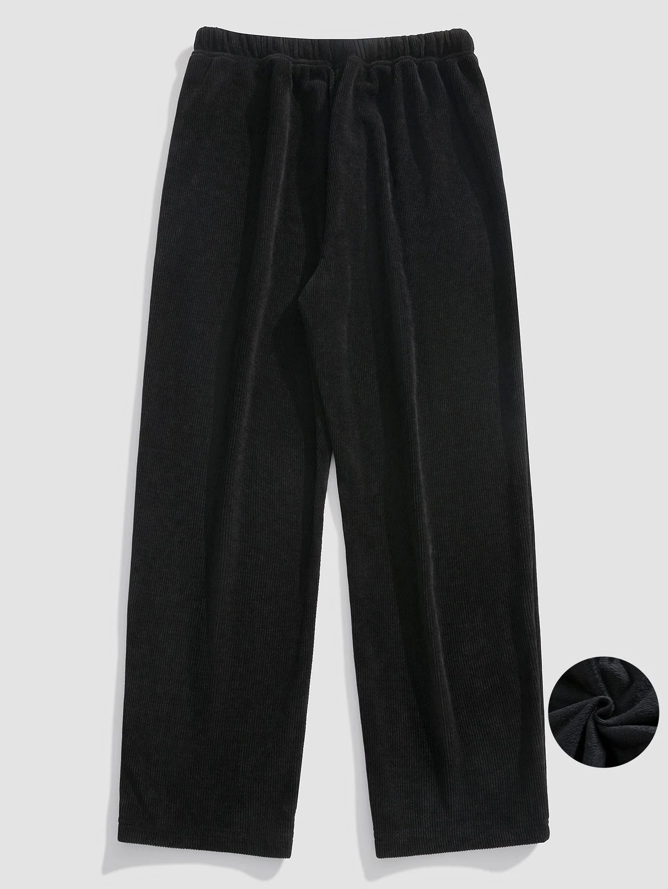 Aydin® | Polar Fleece Lined Straight Leg Corduroy Pants - Image 8