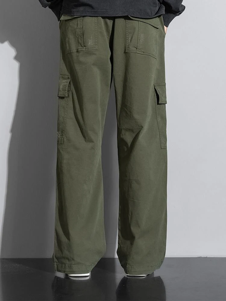 Aye® | Straight Leg Cotton Cargo Pants - Image 3