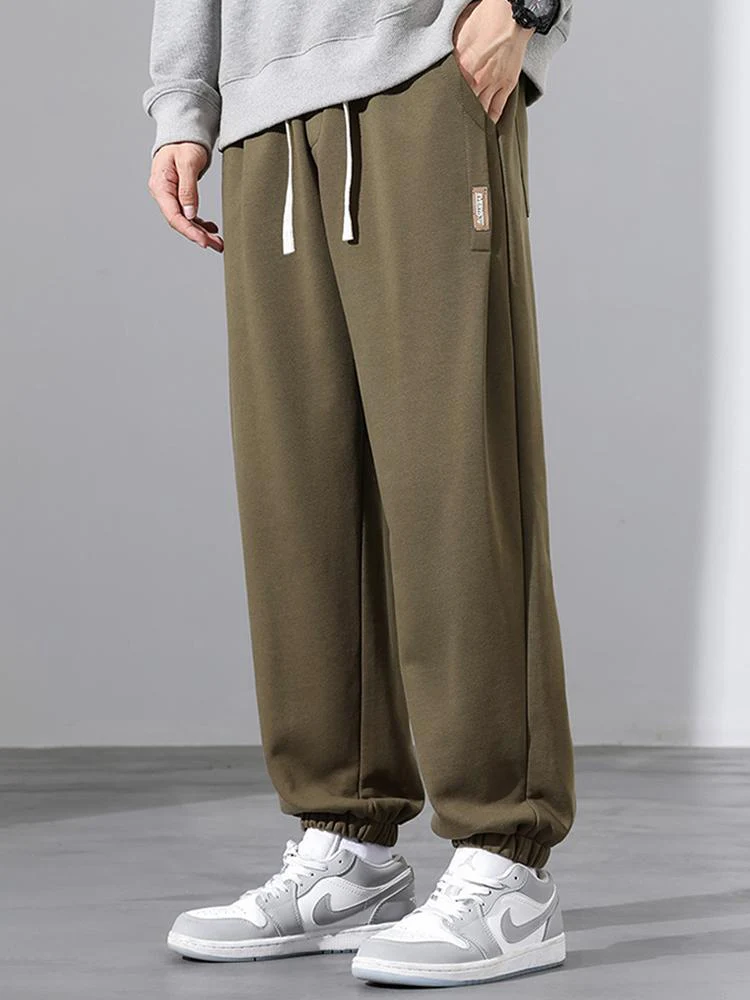 Ayham® | Drawstring Cotton Jogging Pants - Image 4