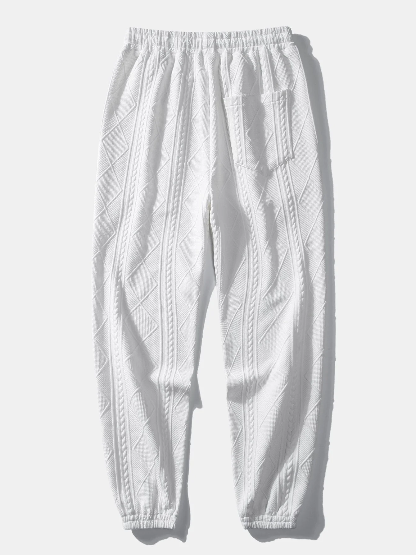 Azzedine® | Geometric Jacquard Jogger Pants - Image 2