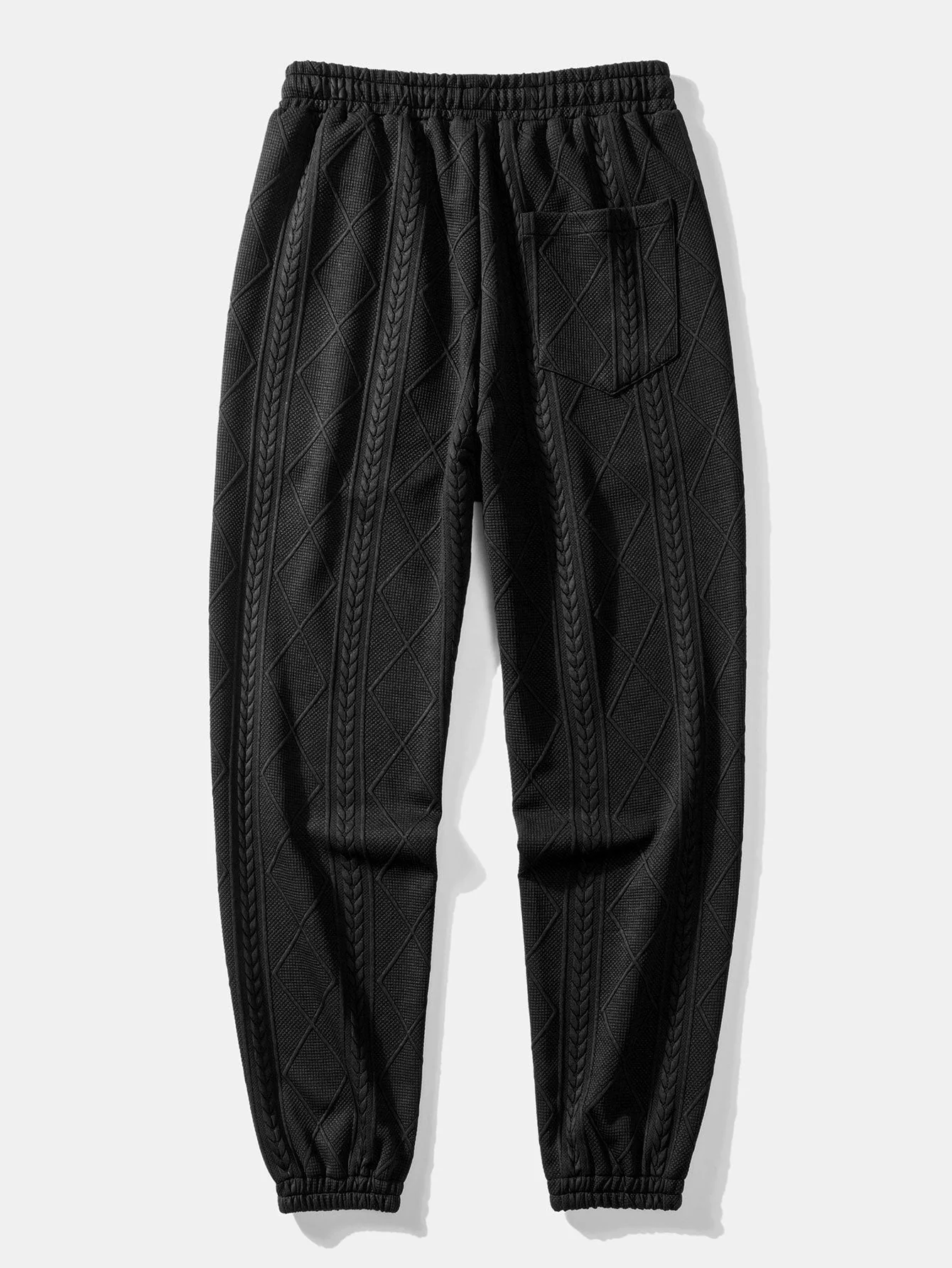 Azzedine® | Geometric Jacquard Jogger Pants - Image 4