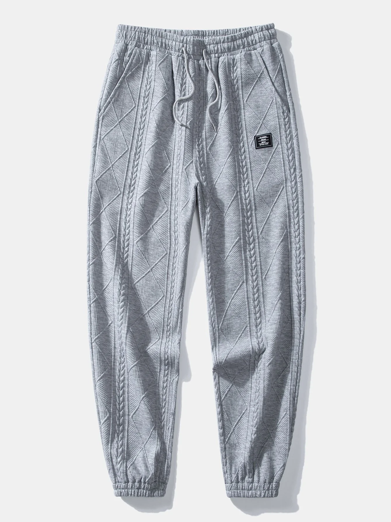 Azzedine® | Geometric Jacquard Jogger Pants - Image 5