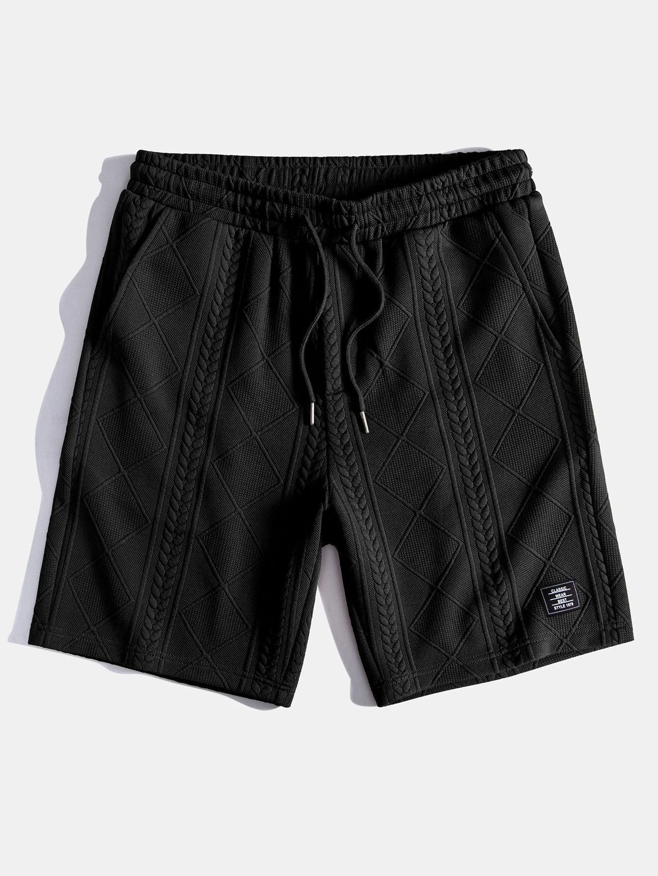 Badger® | 3 Pieces Geometric Jacquard Drawstring Shorts - Image 2