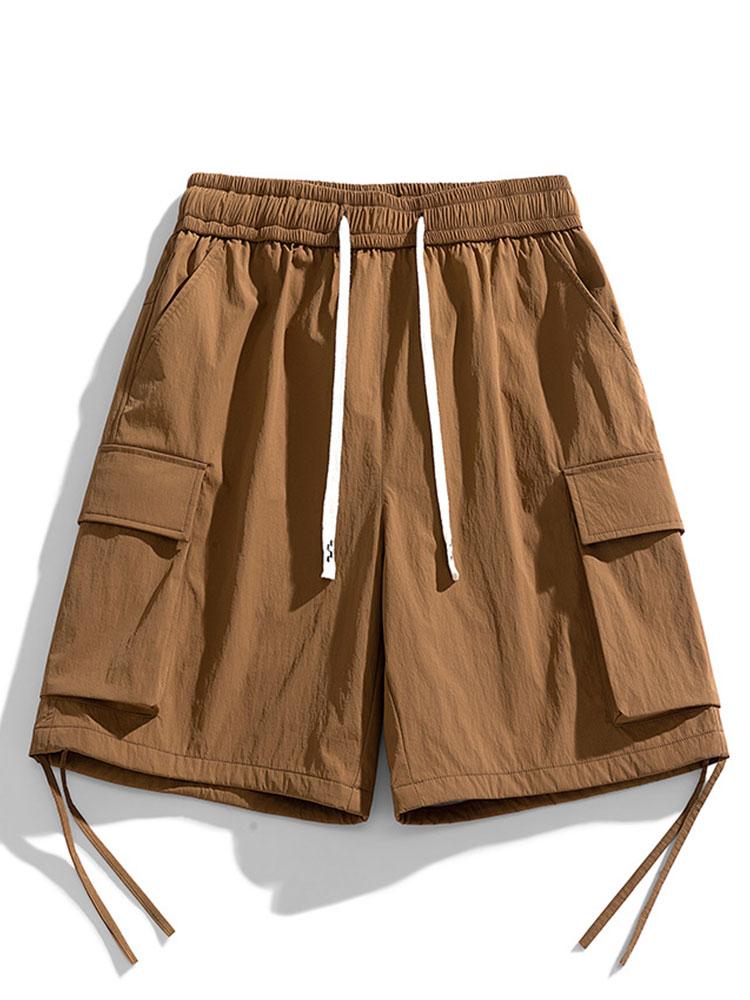 Baelem® | Drawstring Hem Cargo Shorts - Image 8