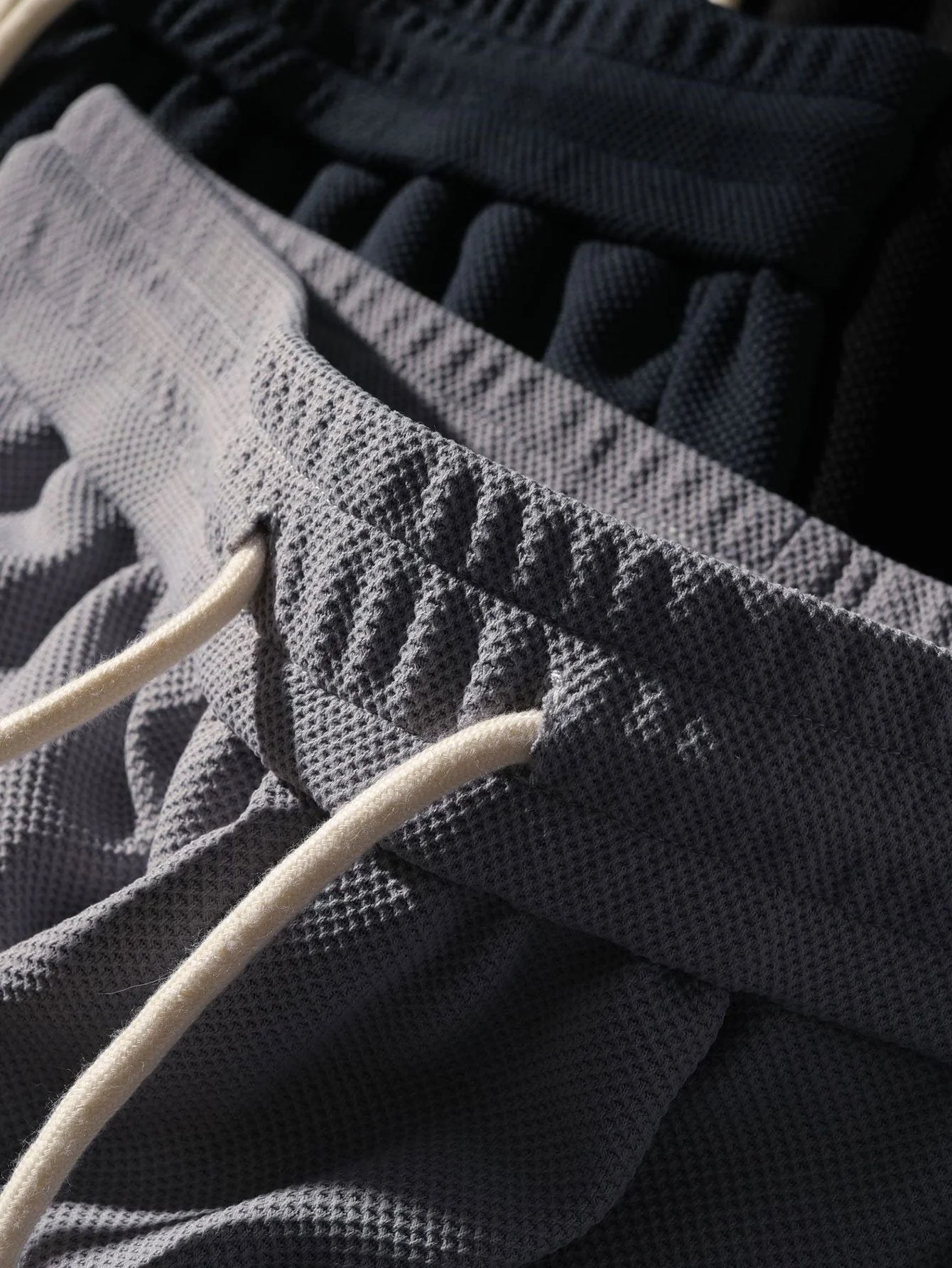 Bahiyyih® | Loose Fit Drawstring Waffle Shorts - Image 5