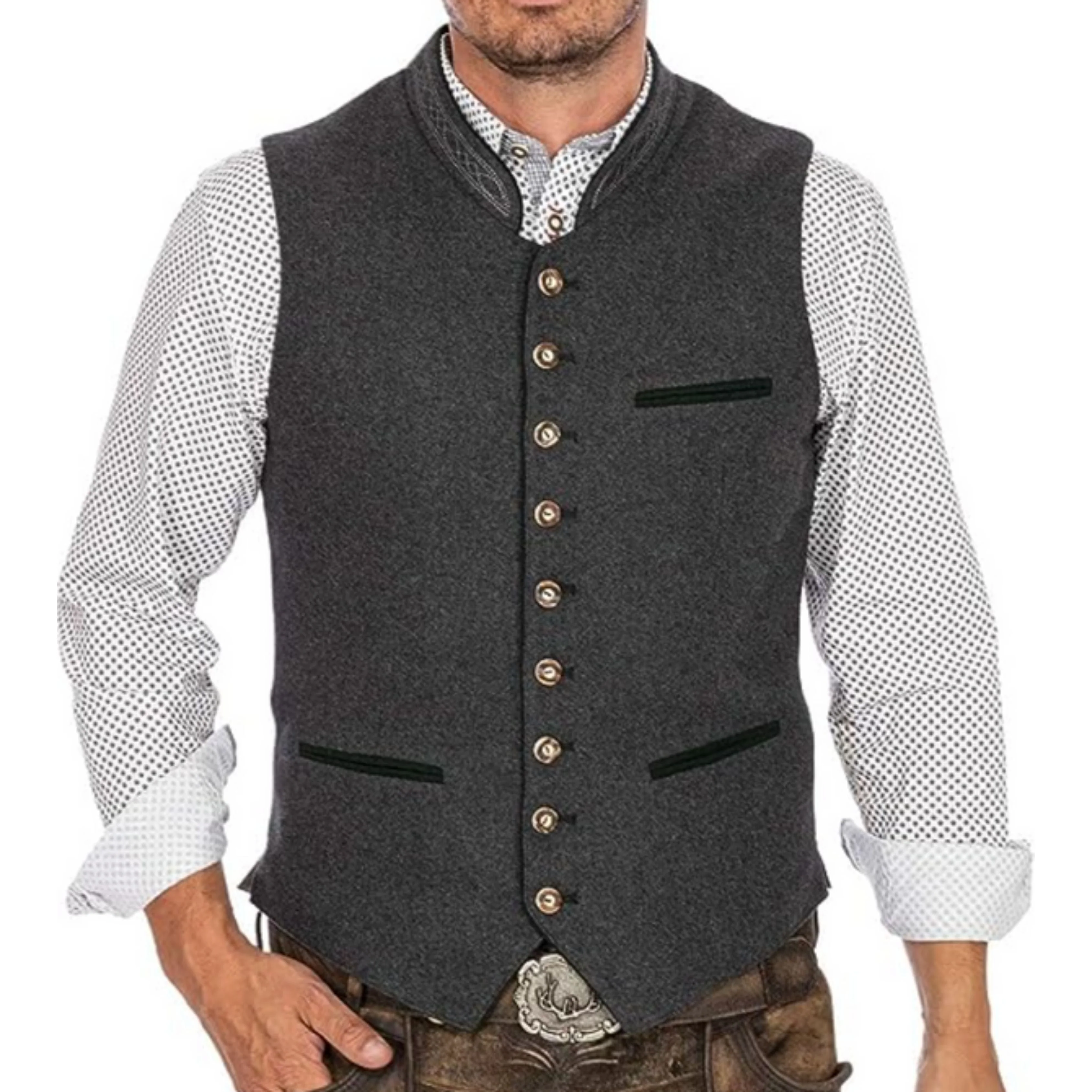 Bailey® | Men's Bavarian vest - Image 3