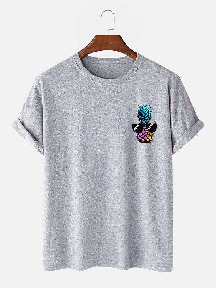 Bailey® | Pineapple With Sunglasses Print T-Shirt - Image 6