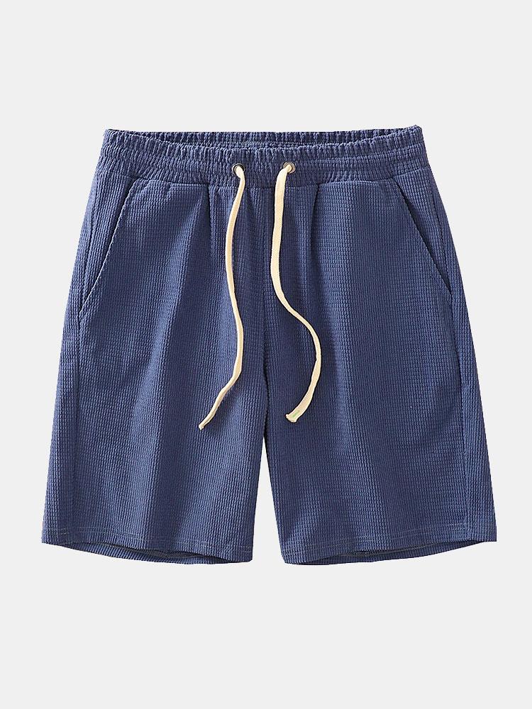 Bairre® | Drawstring Crosscut Corduroy Shorts - Image 3