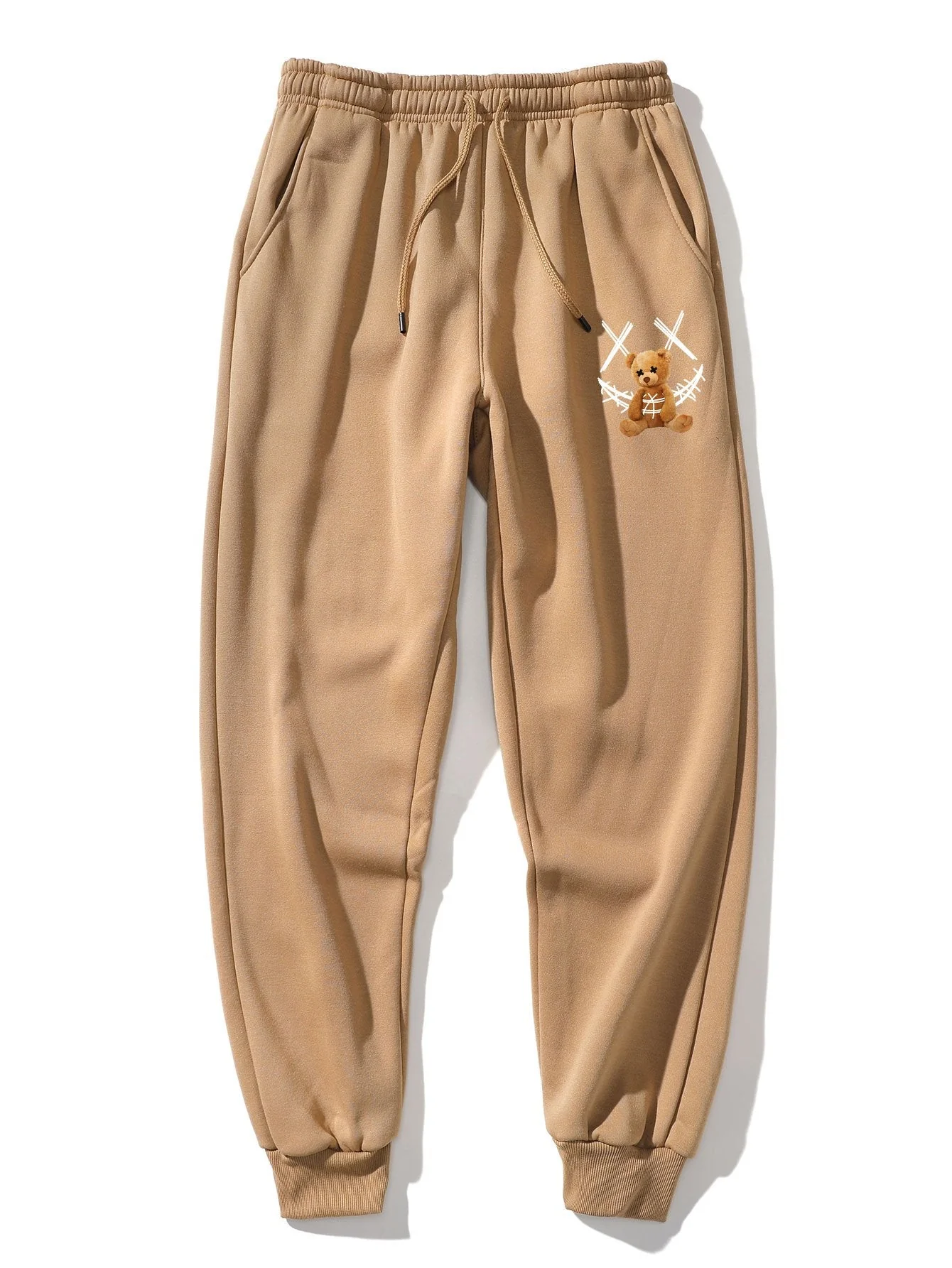 Baldomar® | Graffiti Smiley Bear Print Jogger Pants - Image 3