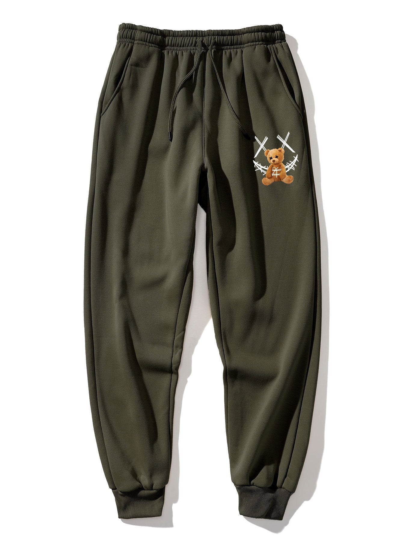 Baldomar® | Graffiti Smiley Bear Print Jogger Pants - Image 5