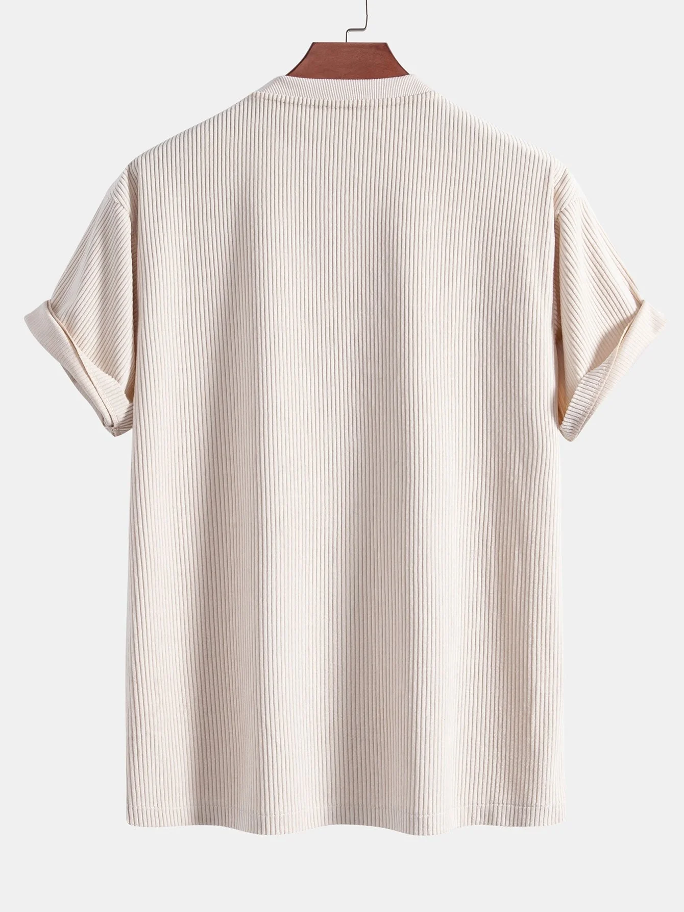 Baltasar® | Corduroy Oversize T-Shirt With Pocket & Shorts - Image 7