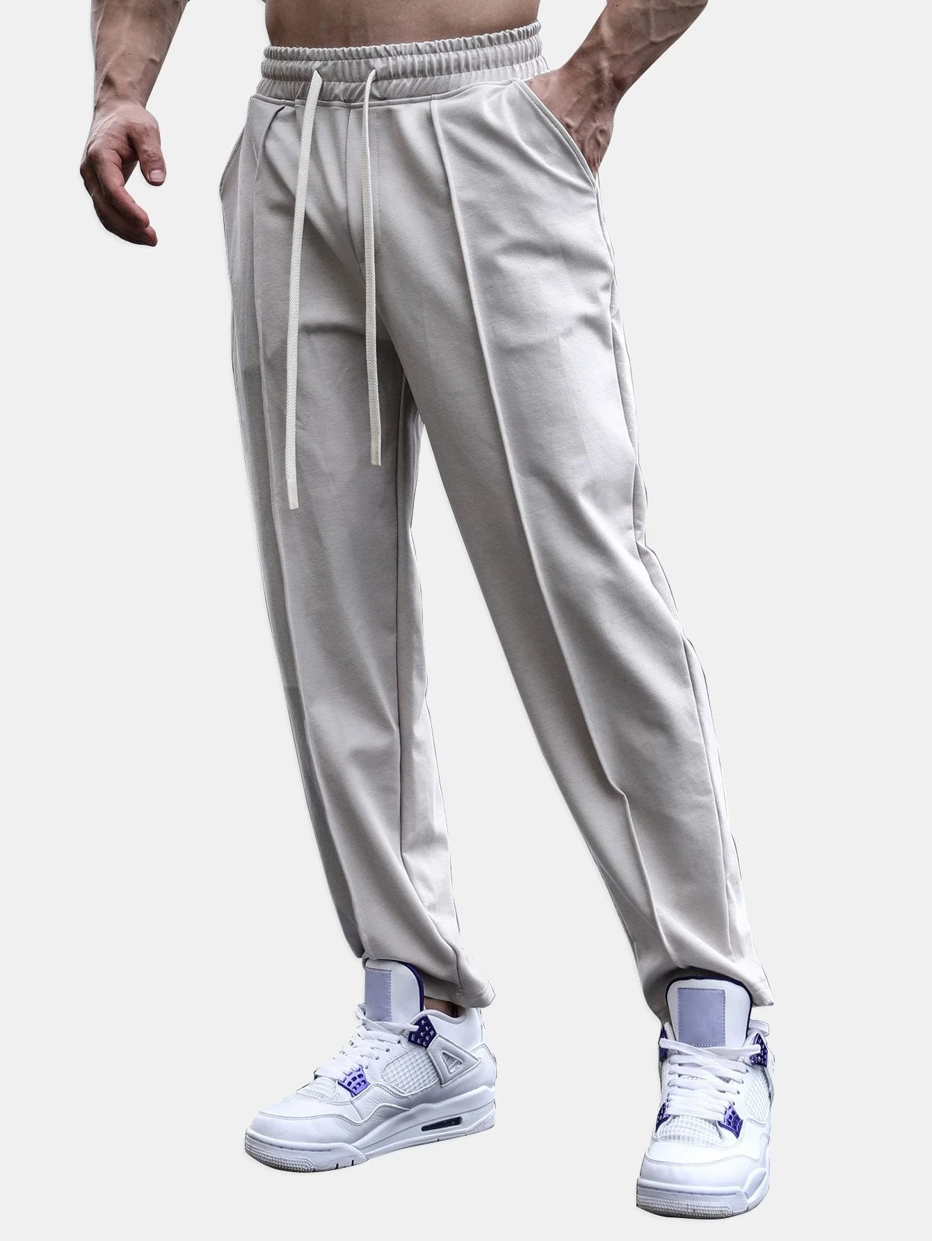 Balthasar® | Tapered Jogger Pants With Pintuck - Image 4