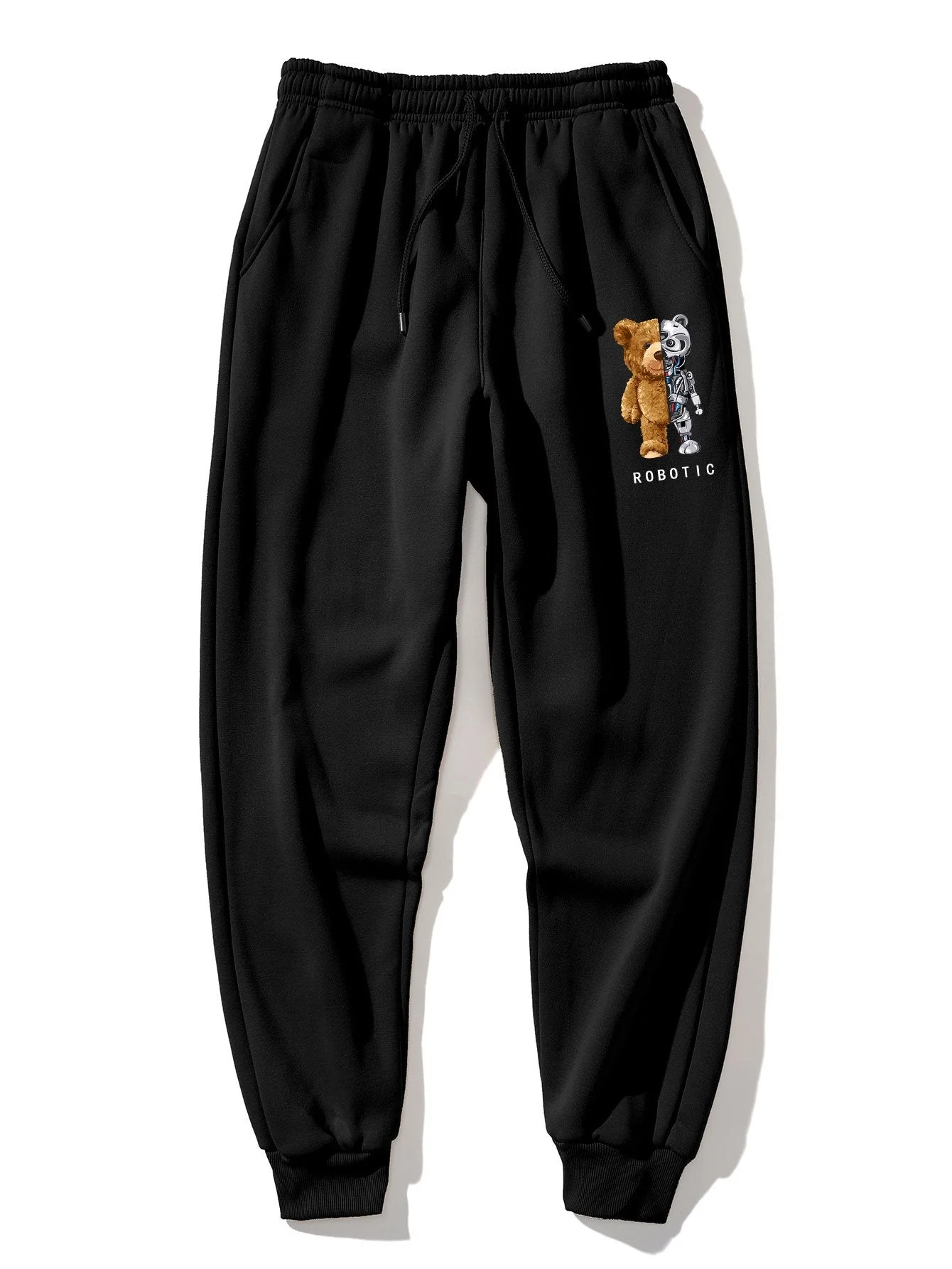Bandele® | Robot Bear Print Jogger Pants - Image 2
