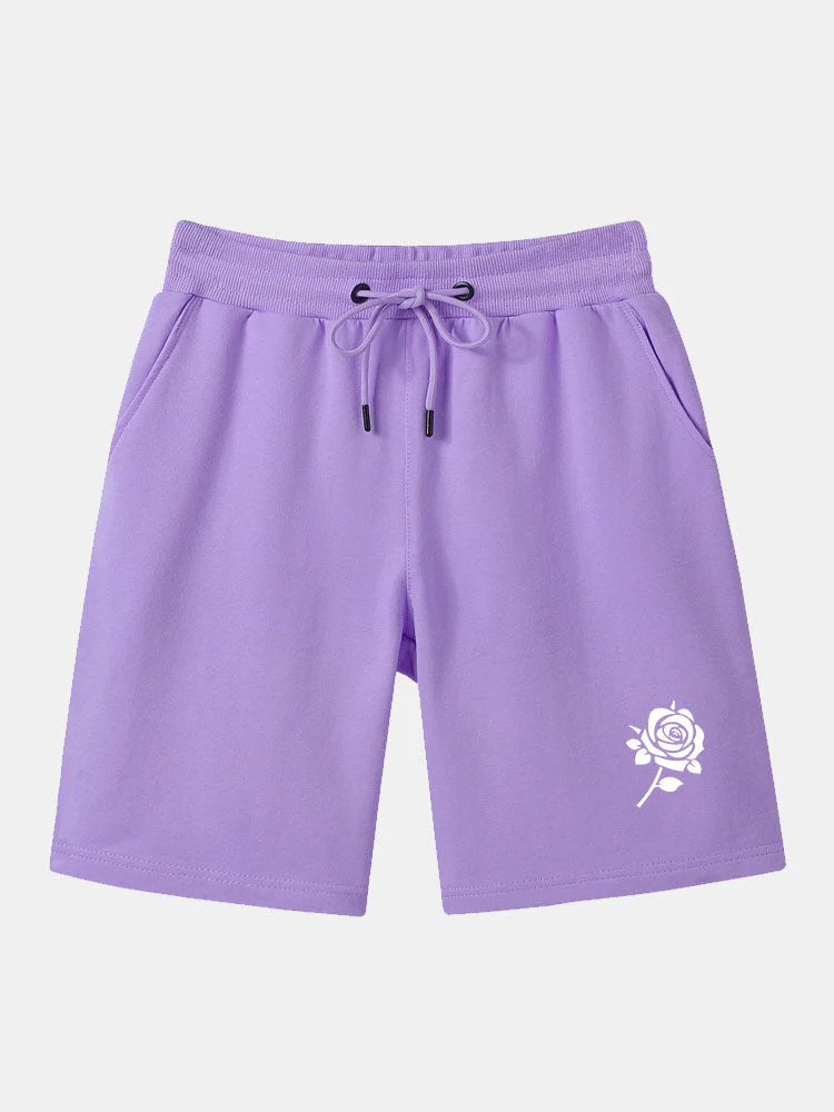 Bane® | Rose Print Mid Length Shorts - Image 6