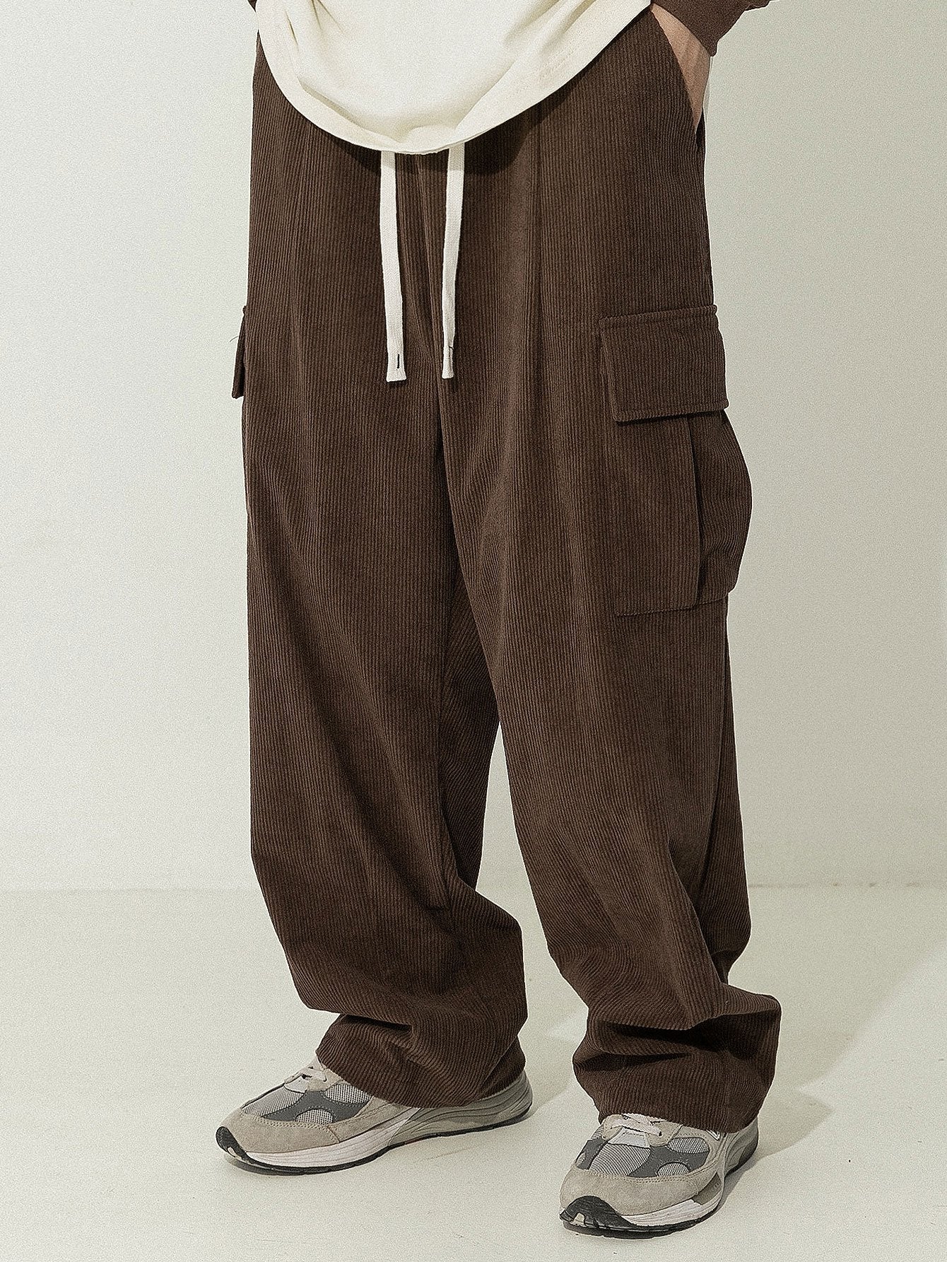 Banville® | Loose Fit Corduroy Cargo Pants