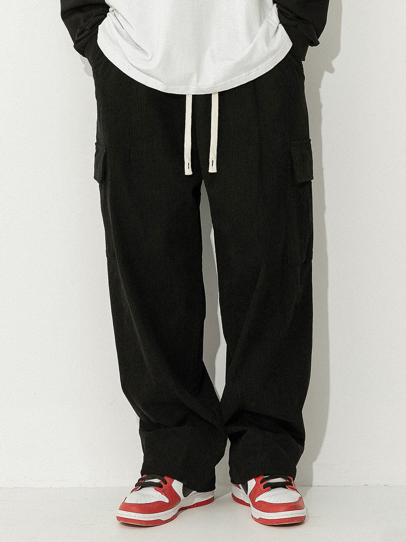 Banville® | Loose Fit Corduroy Cargo Pants - Image 5