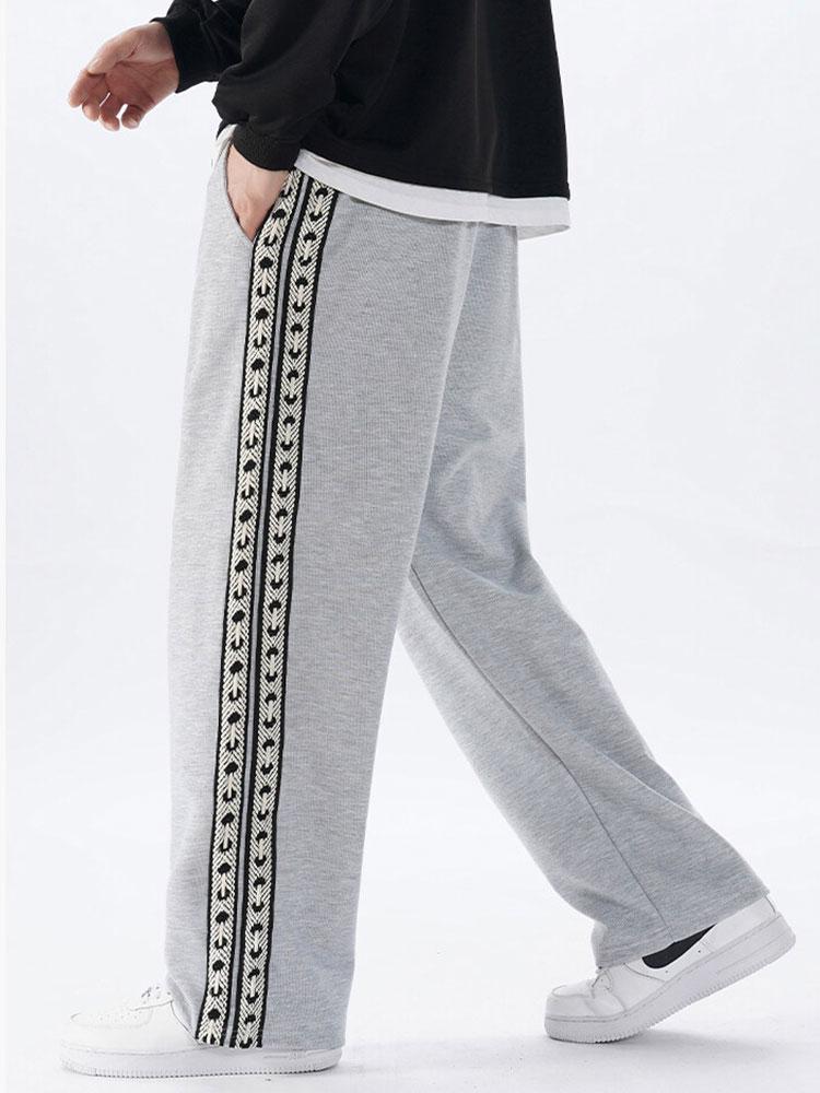 Bardo® | Side Webbing Panel Relax Fit Straight Leg Trousers - Image 4