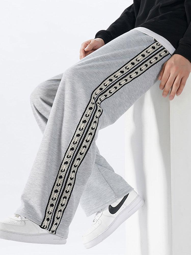 Bardo® | Side Webbing Panel Relax Fit Straight Leg Trousers - Image 7