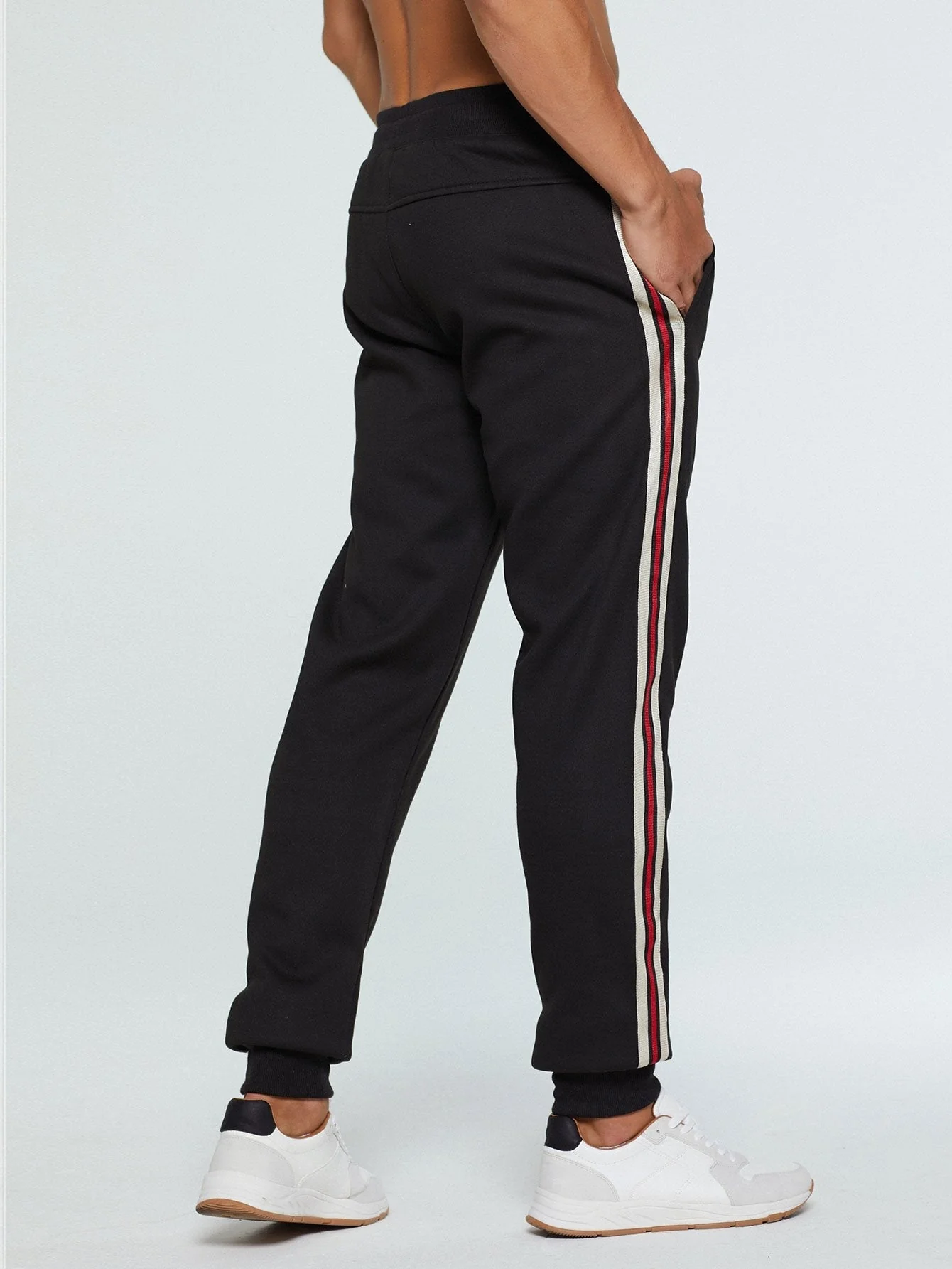 Bardolph® | Teddy Lined Side Stripe Joggers - Image 4