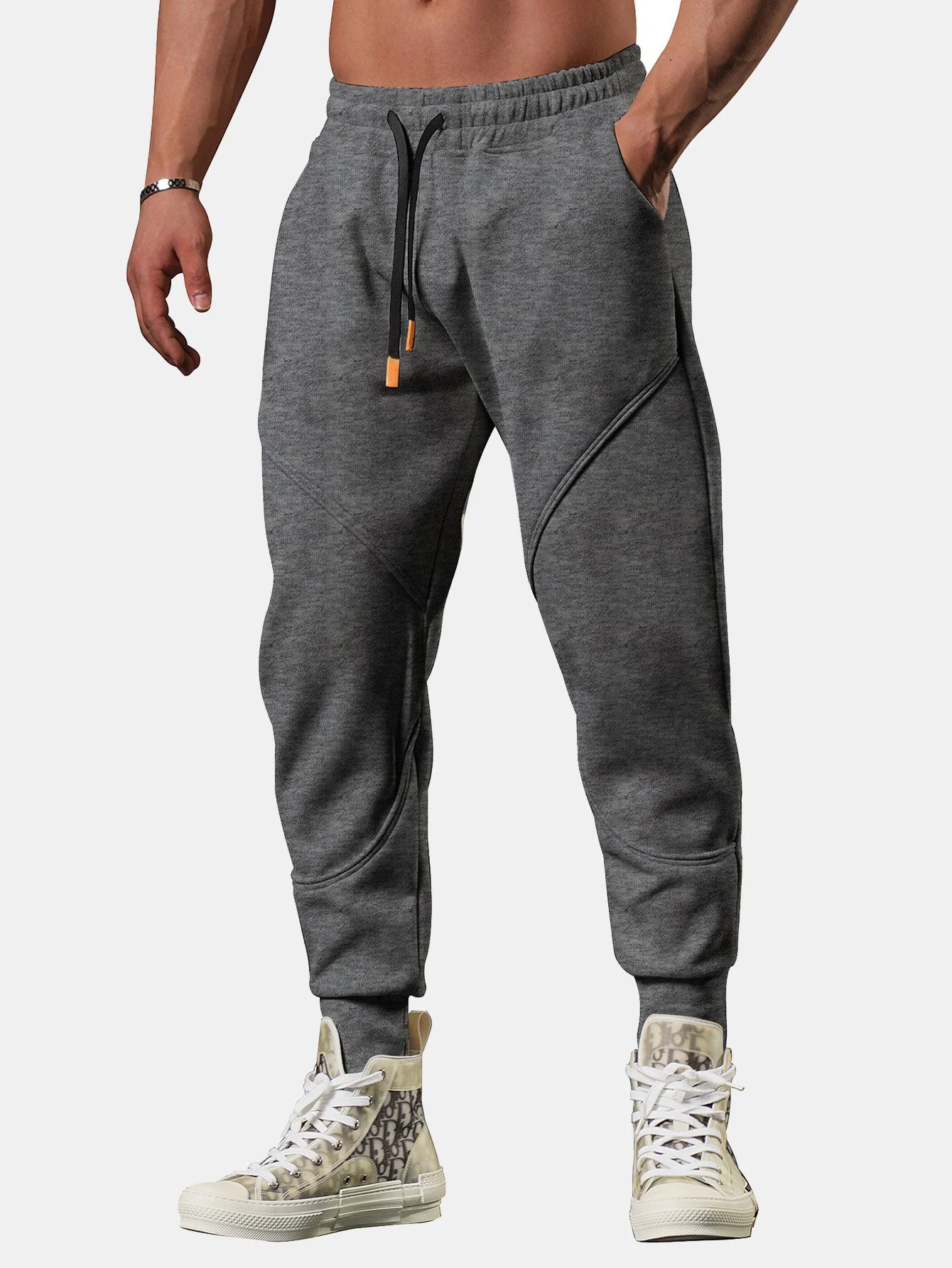 Bardou® | Man Split Cropped Joggers - Image 7