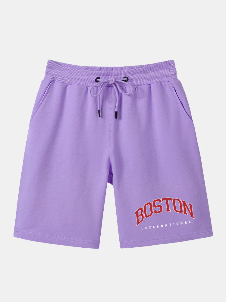 Barent® | Boston Print Mid Length Shorts - Image 3