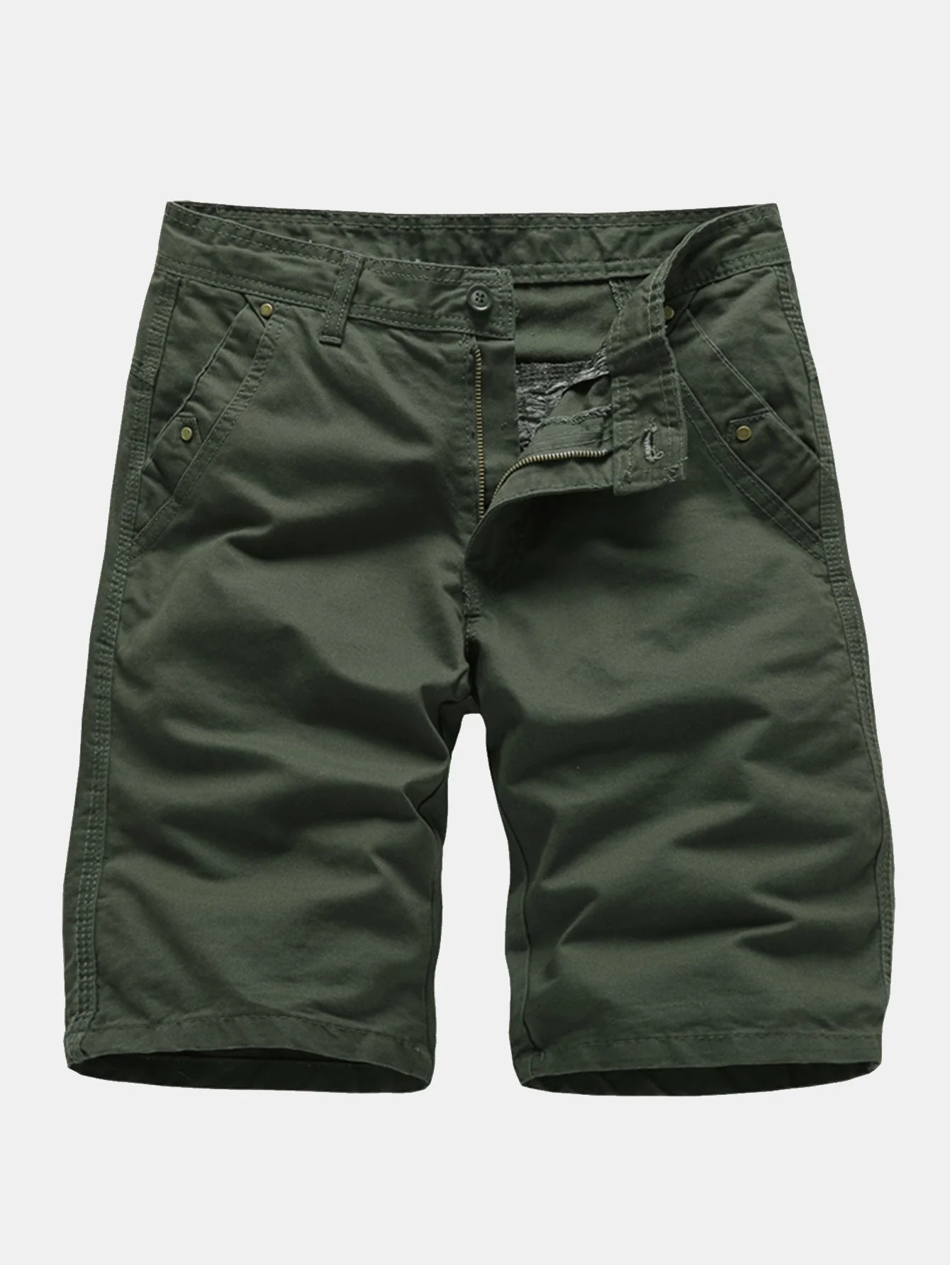 Barle® | Man Stud Pocket Chino Shorts - Image 3