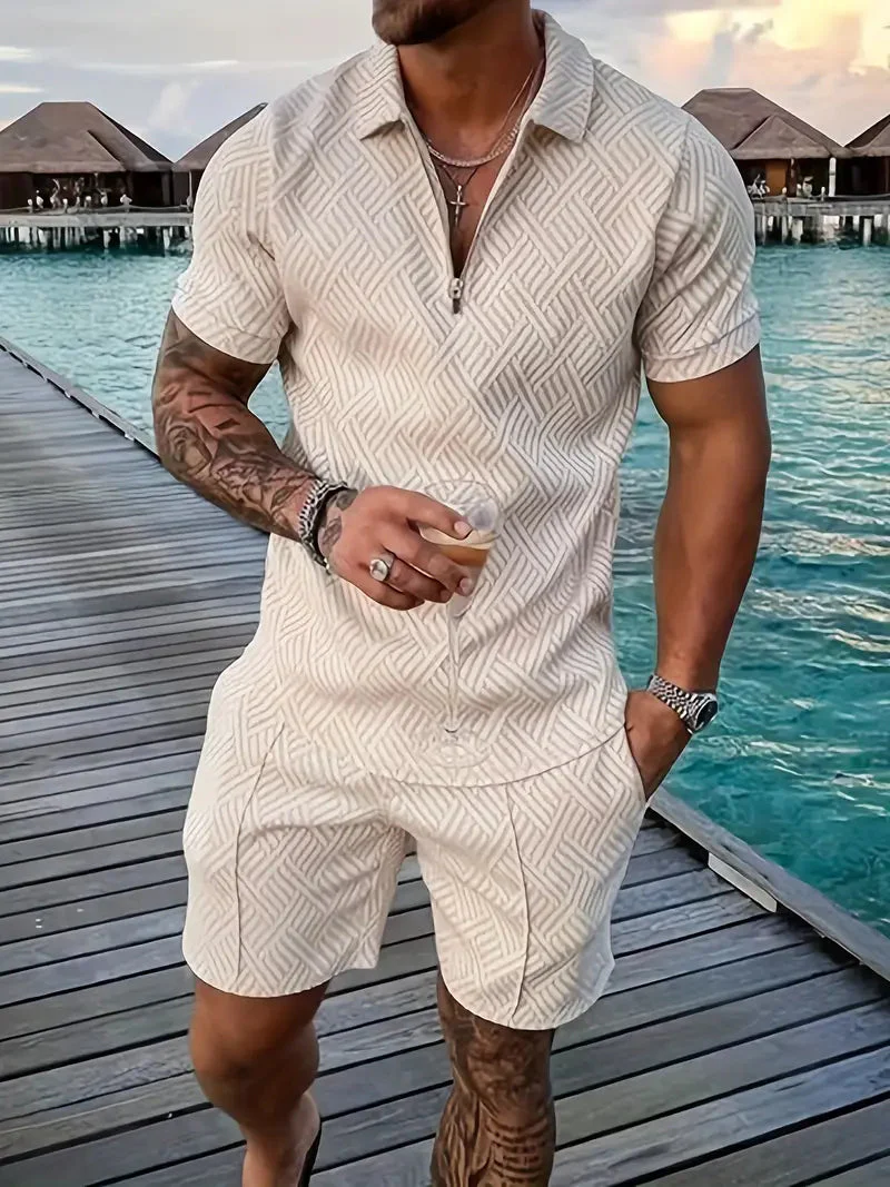 Barnaby® | Cool Shorts & Shirt Set For Men - Image 9