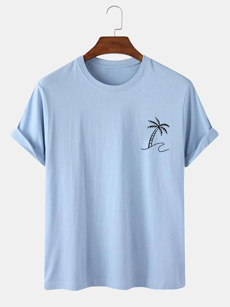 Barnaby® | Palm Trees Print T-Shirt - Image 3
