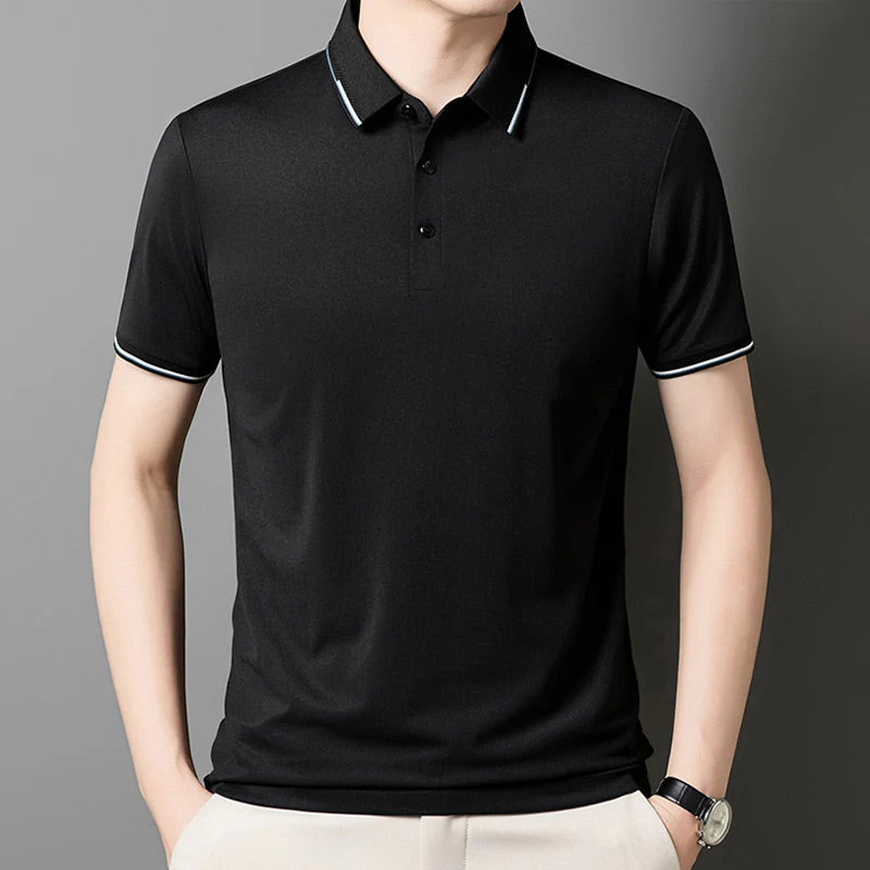 Barney® | Short Sleeve Cuffed T-Shirt For Business Casual Men - Image 3