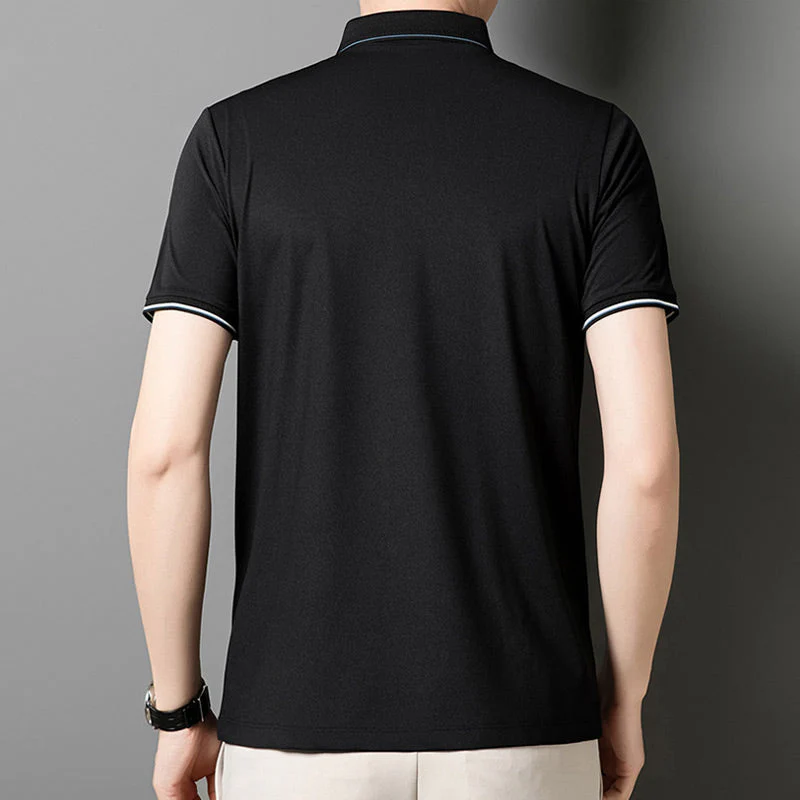 Barney® | Short Sleeve Cuffed T-Shirt For Business Casual Men - Image 6