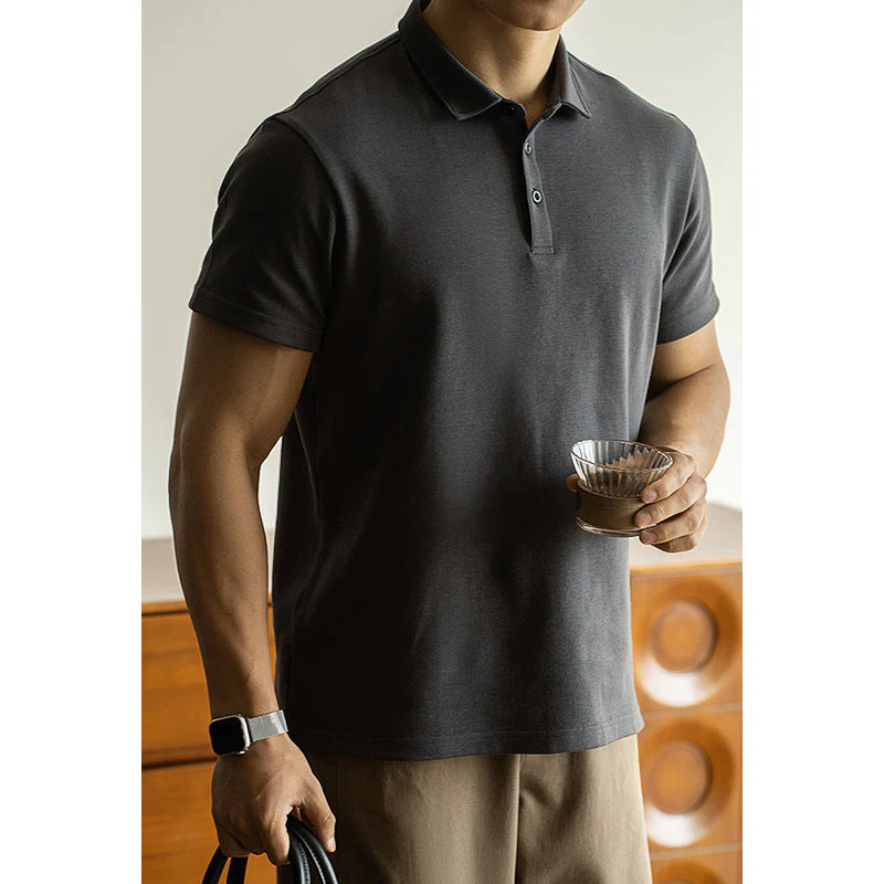 Barrin® | MAYFAIR DUAL-LAYER COTTON POLO - Image 3