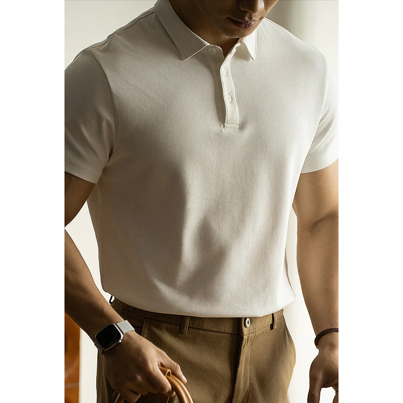 Barrin® | MAYFAIR DUAL-LAYER COTTON POLO - Image 5