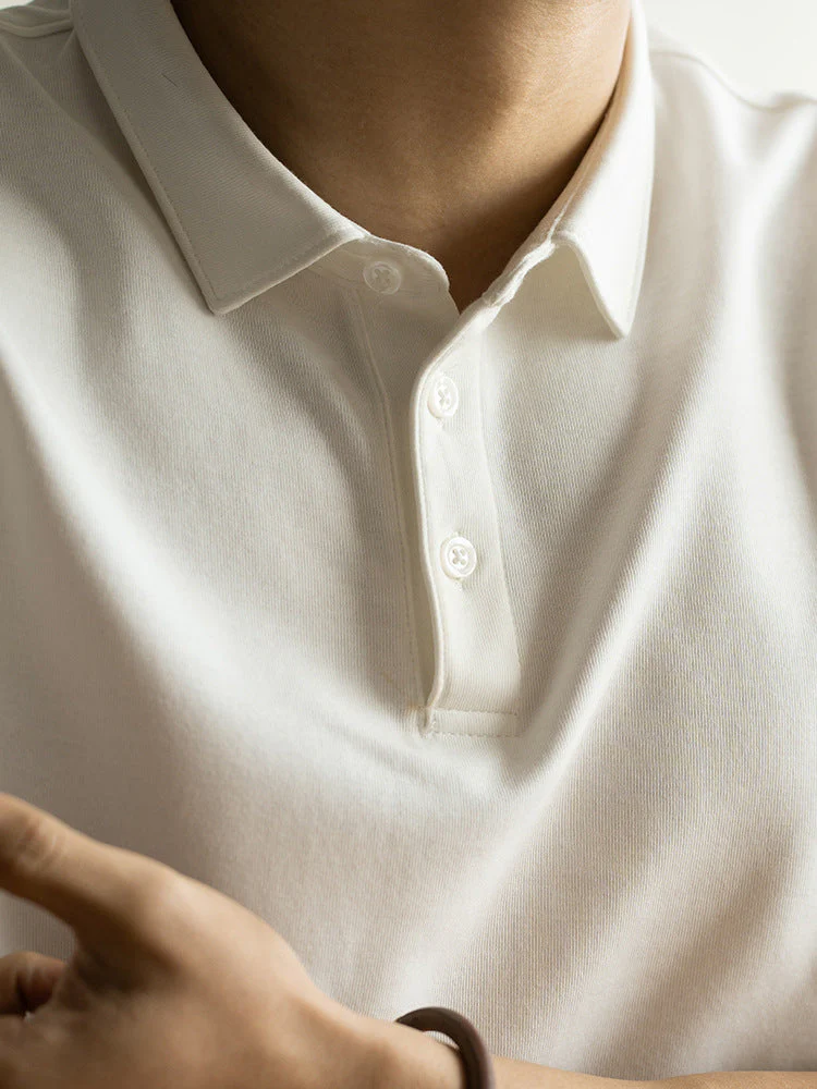 Barrin® | MAYFAIR DUAL-LAYER COTTON POLO - Image 9