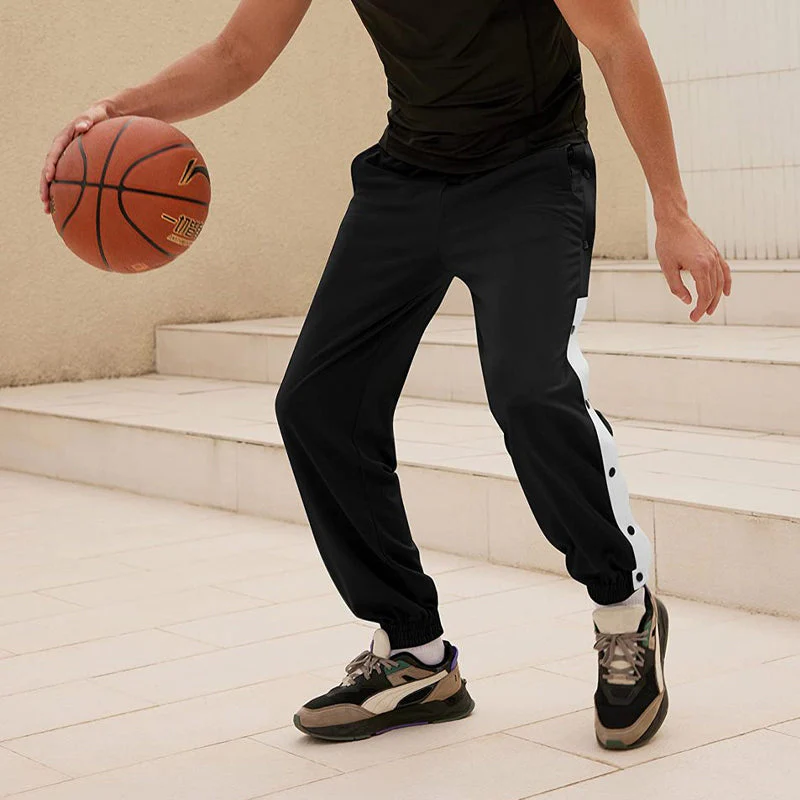 Bartholomew® | Casual Track Pants With Buttons - Image 2