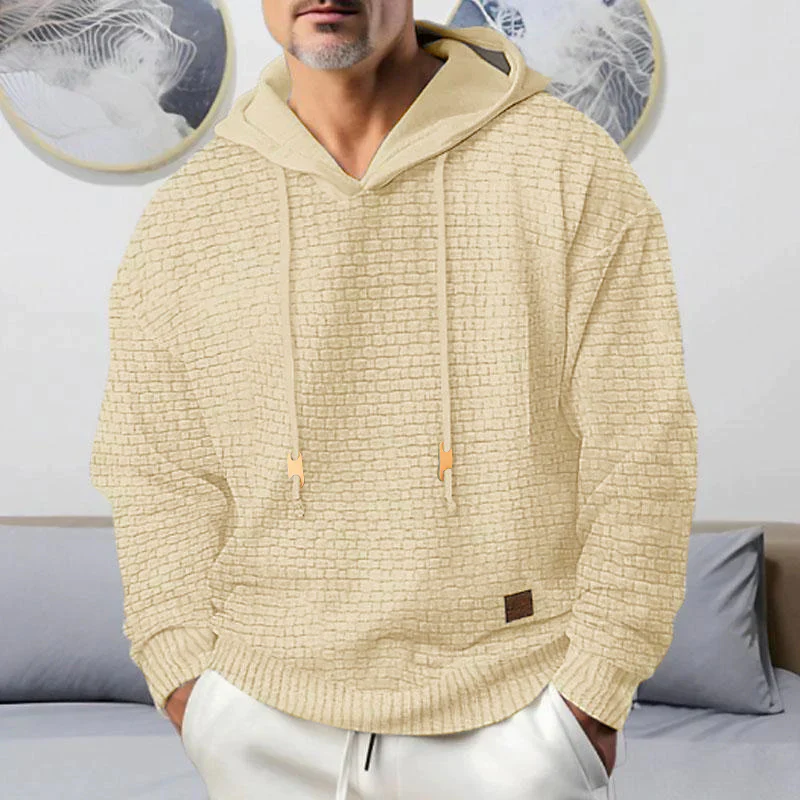 Barthram® | Men's Casual Solid Color Long Sleeve Hoodie 79975121Y - Image 7
