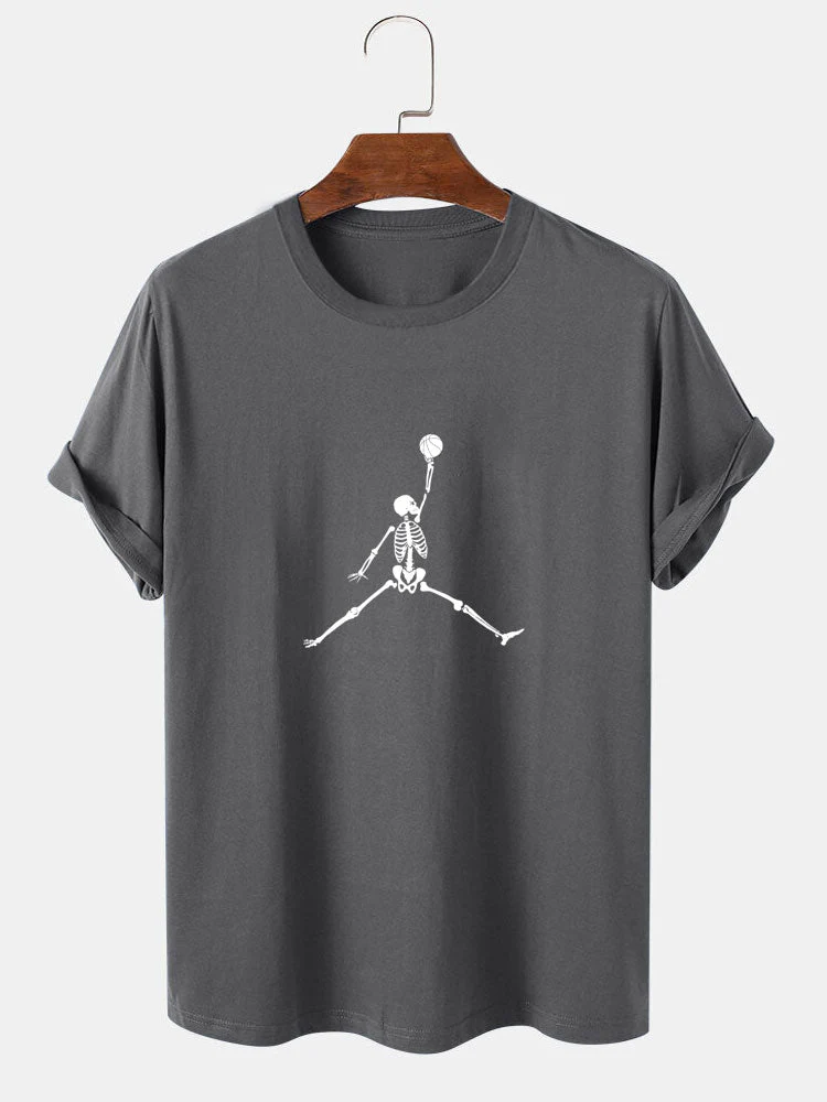 Bartolomé® | Basketball Skeleton Print T-Shirt - Image 2