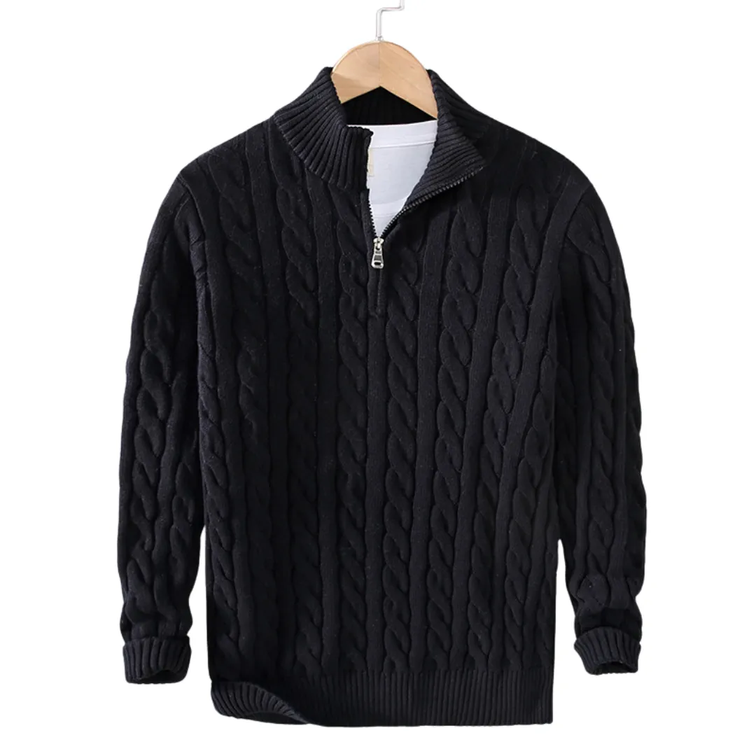Bartolomé | Knit Half Zip Sweater - Image 4